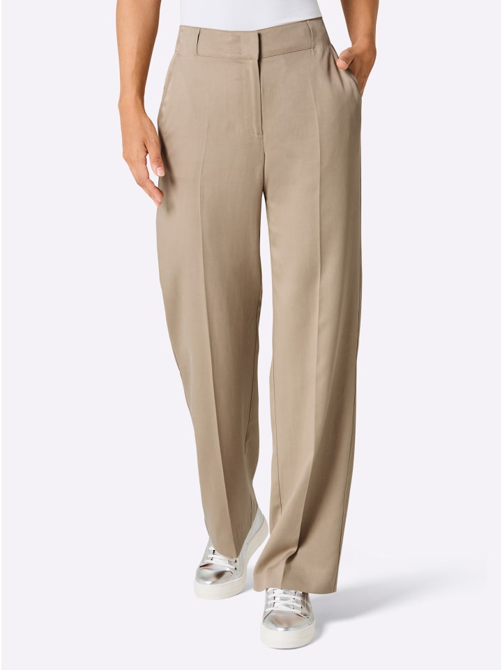 

Creation L Брюки от костюма бежевого цвета