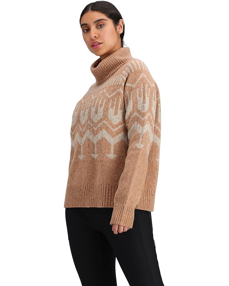 

Свитер Obermeyer Willow Turtleneck Sweater, цвет Brown Sugar