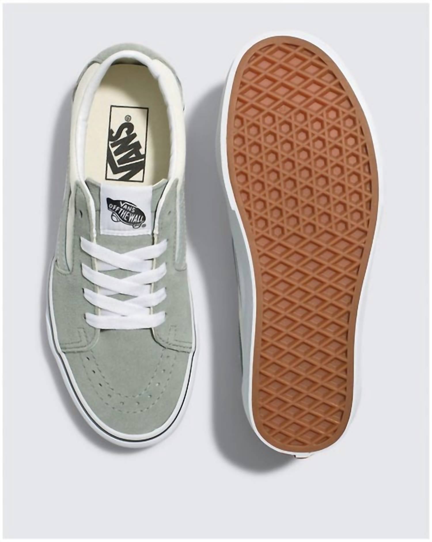 Женские кроссовки Sk8-Low двухцветные в цвете Shadow Vans, Shadow — фото 4
