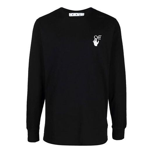 

Футболка fw21 caravaggio painting solid color long sleeves ordinary version black Off-White, черный