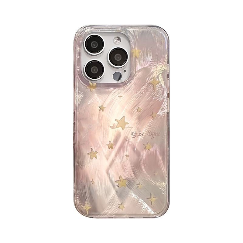 

Чехол для телефона Мексика Mesile, Feather veil pink smudges the stars all over the screen