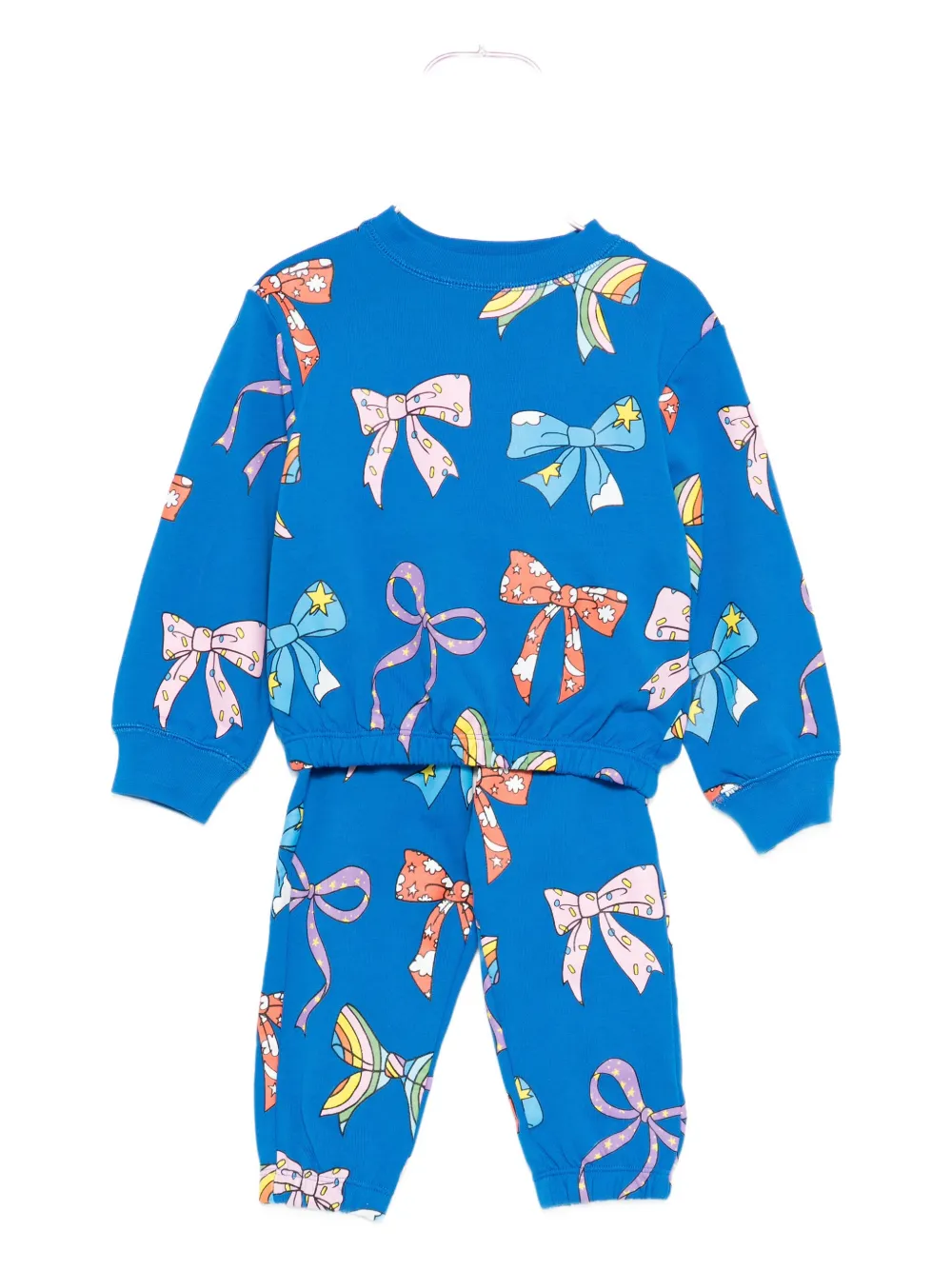 

Спортивный костюм с принтом в виде бантиков Stella Mccartney Kids, синий