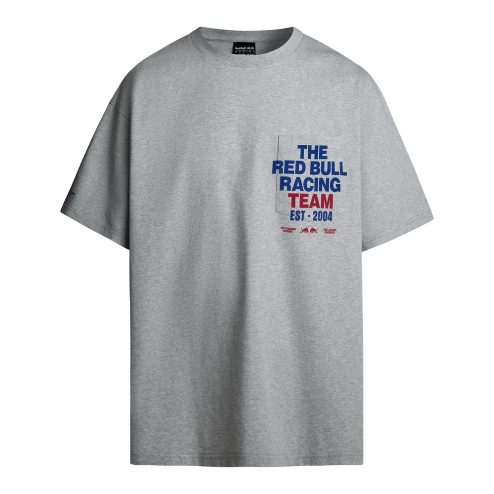 

Футболка с коротким рукавом Red Bull Racing Pocket Print, серый