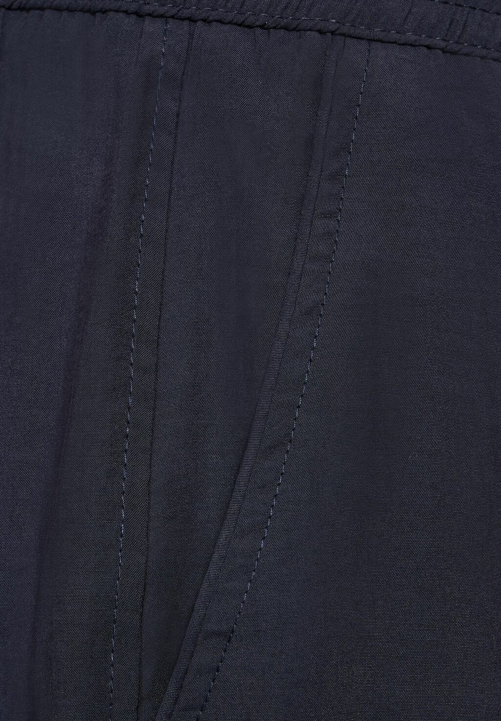 

Тканевые брюки CUPRO WIDE LEG Street One, темно-синий