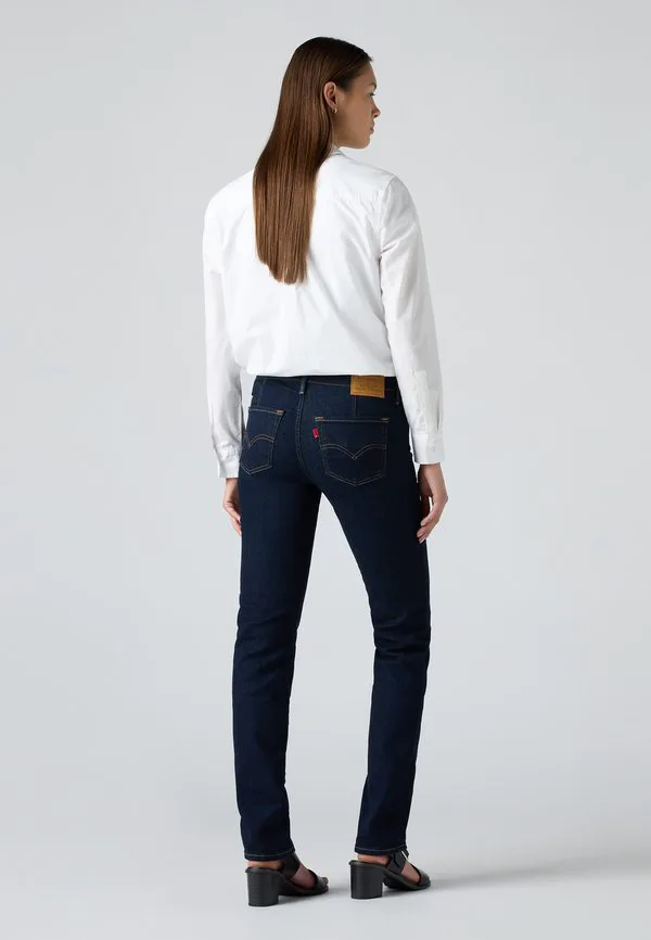 712 узкие джинсы с прорезными карманами, зауженного кроя Levi'S, Blue Wave Rinse — фото 3