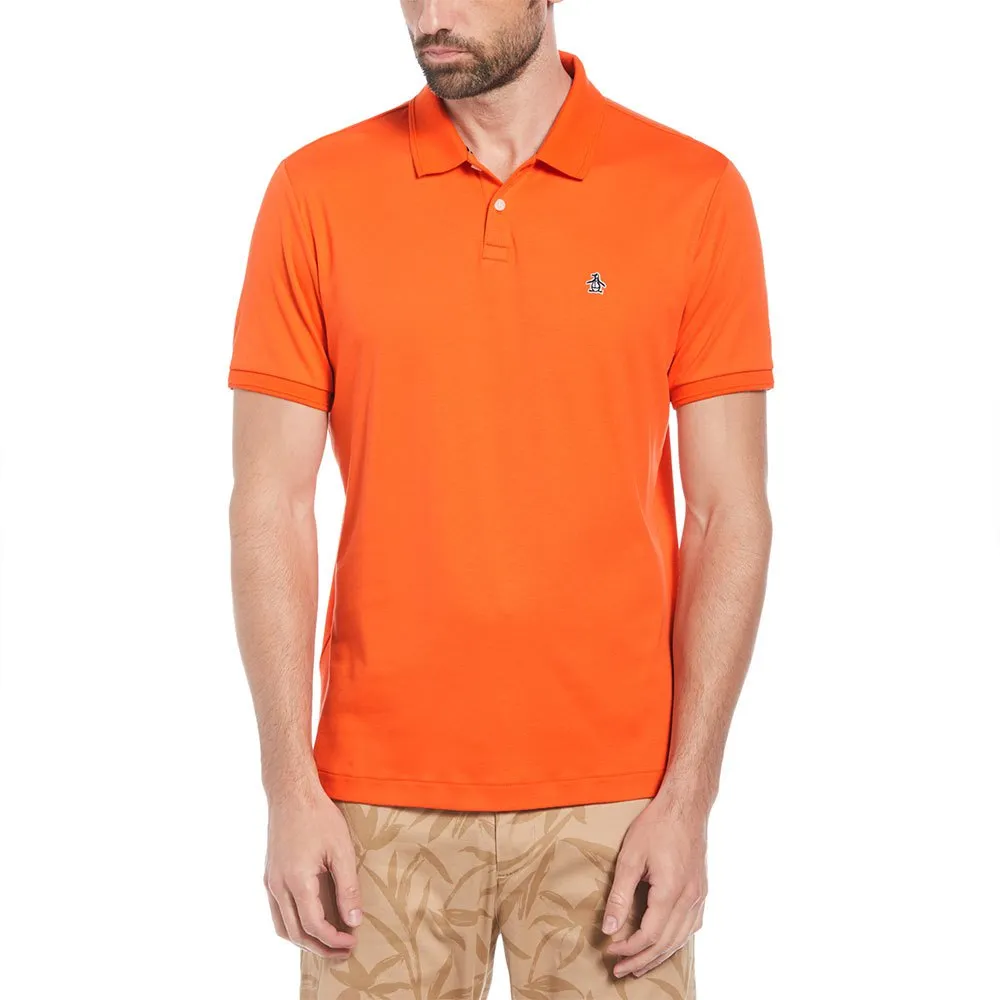 

Поло Original Penguin Daddy Organic Interlock Sticker Pete, оранжевый
