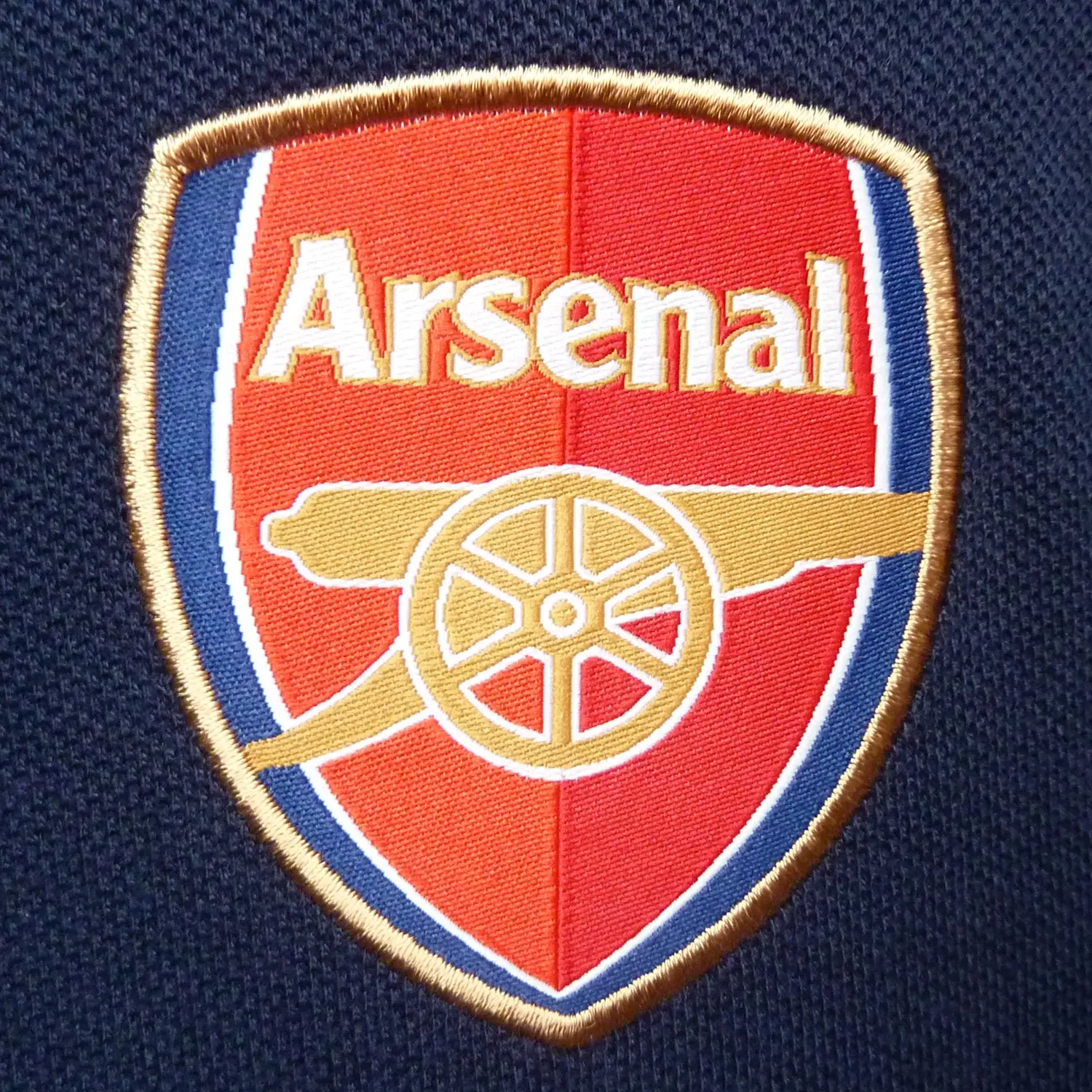Детское поло Arsenal FC с вышивкой, темно-синий — фото 4