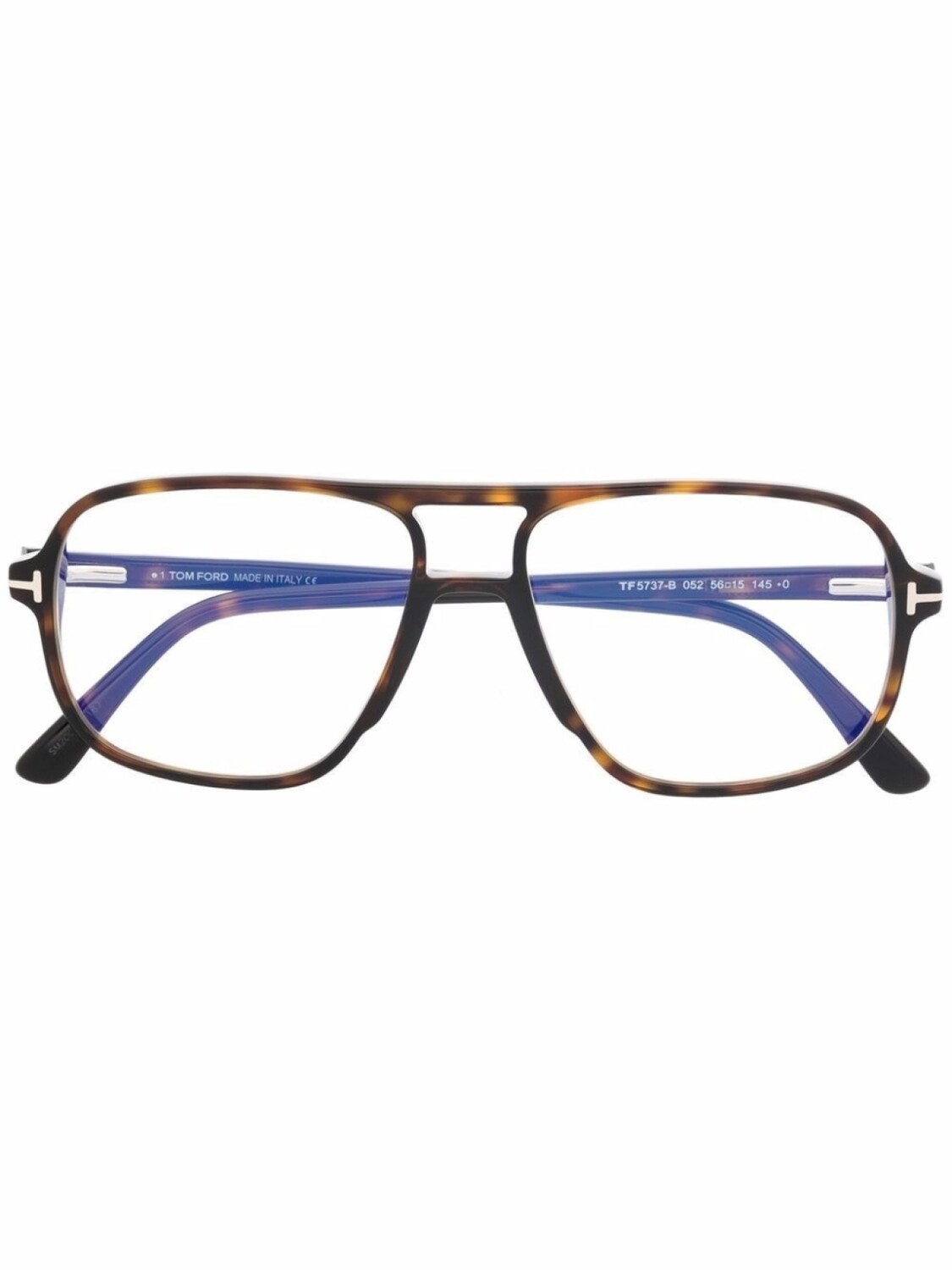 

TOM FORD Eyewear очки в квадратной оправе, коричневый
