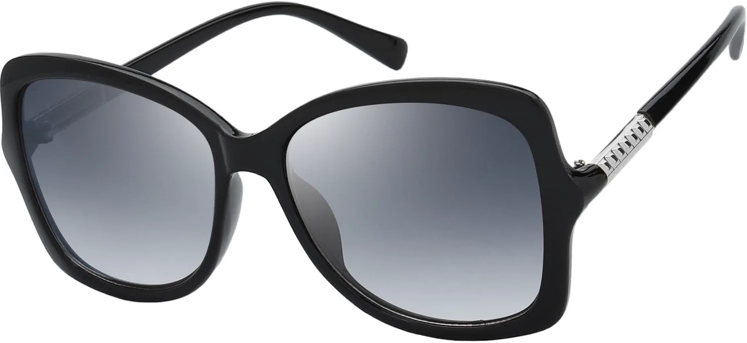 

Женские солнцезащитные очки The Fresh Jackie O в стиле «кошачий глаз» с квадратными линзами и эффектом «бабочки» — в изысканной упаковке, 731601 Crystal Black