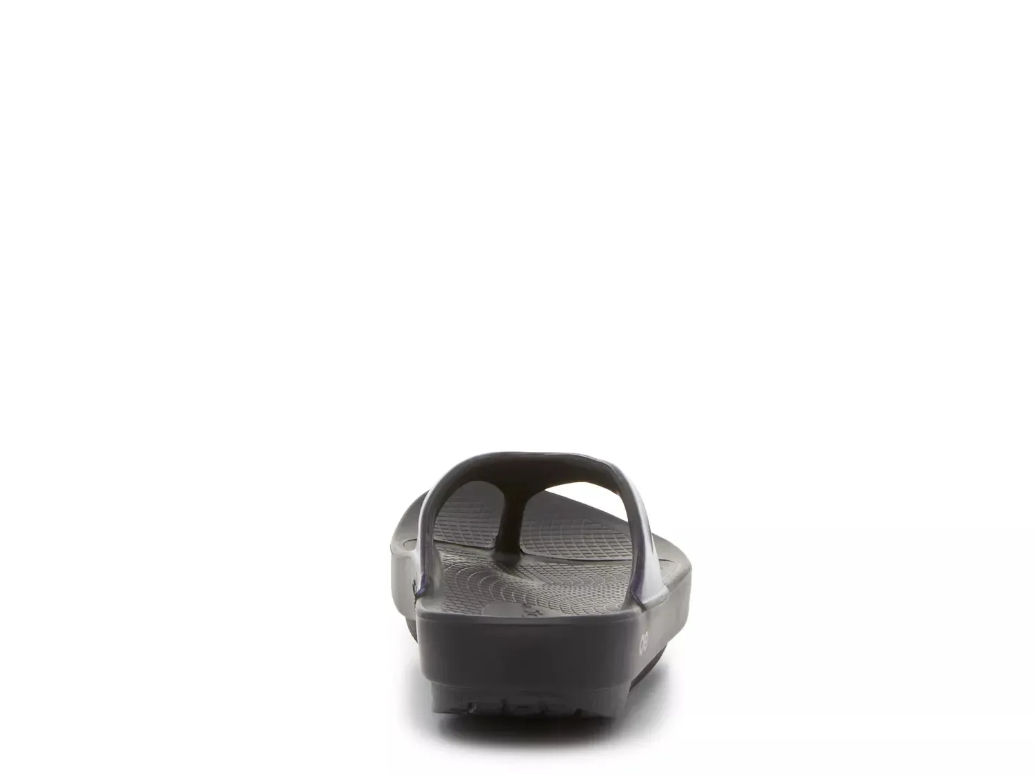 OOFOS OOlala Luxe Flip Flop - женские, темно-фиолетовые переливающиеся — фото 4