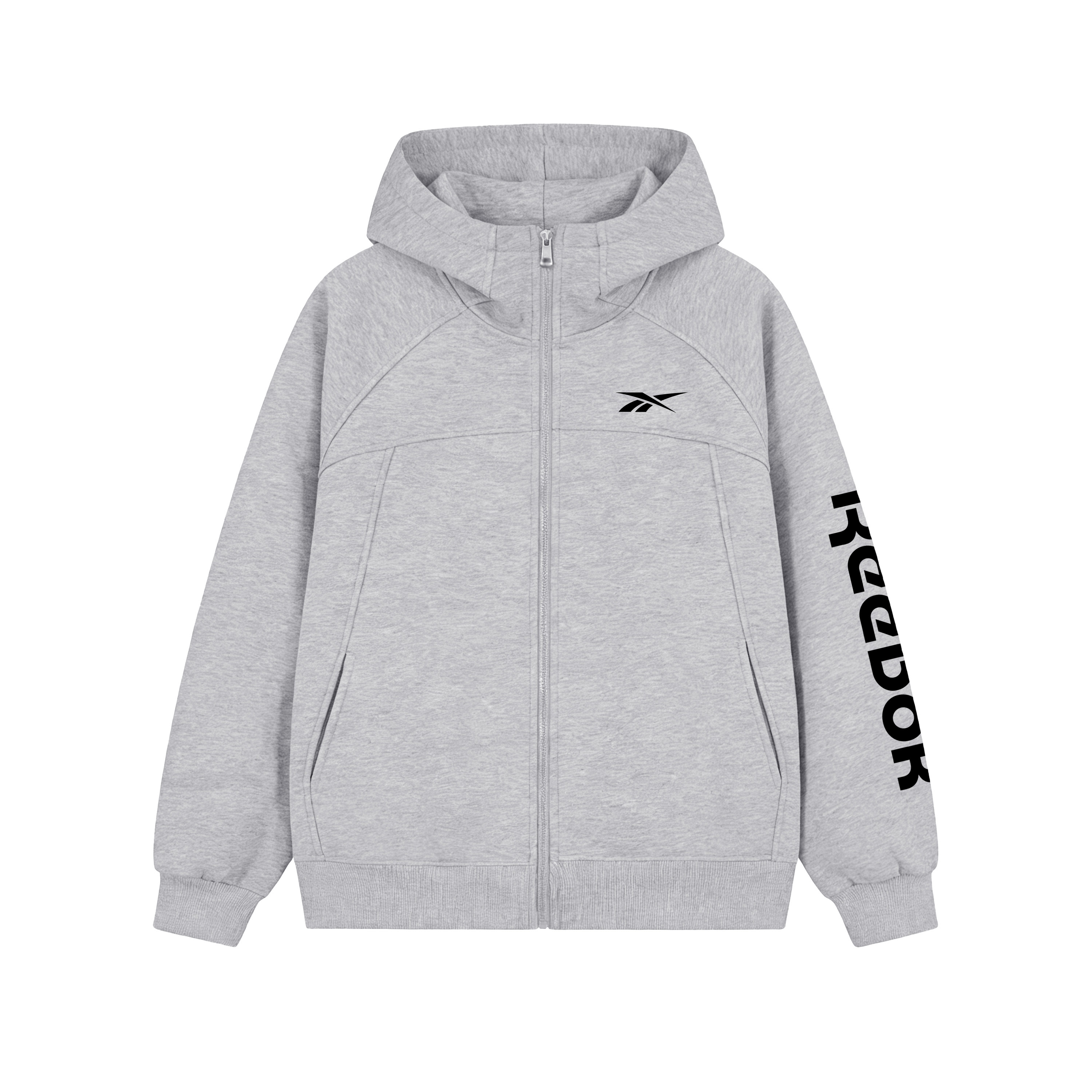 

Толстовка Unisex Hooded Moderate Heavyweight Reebok, светло-серый