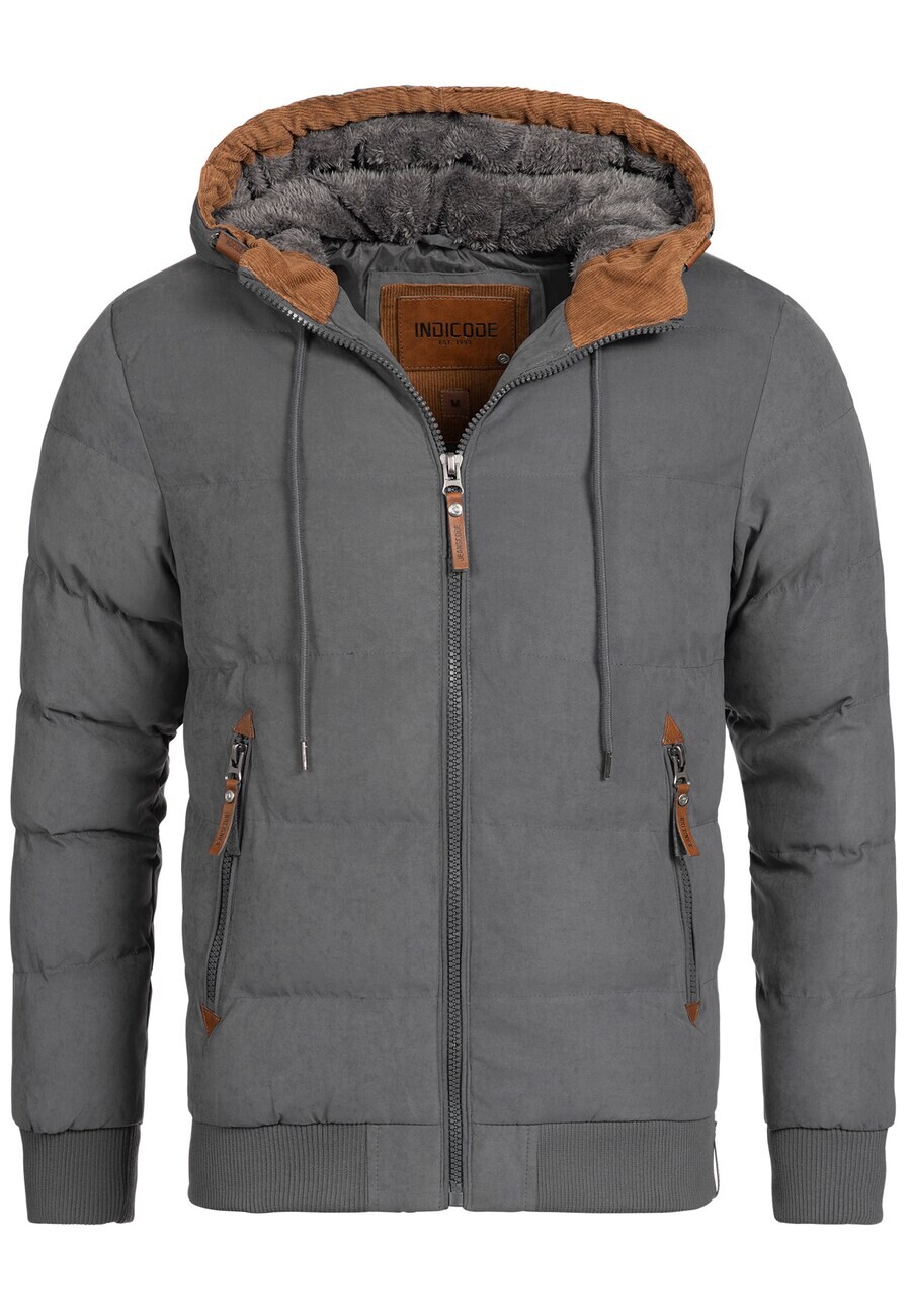 

Зимняя куртка INDICODE JEANS Winter Jacket Adeline, темно-серый