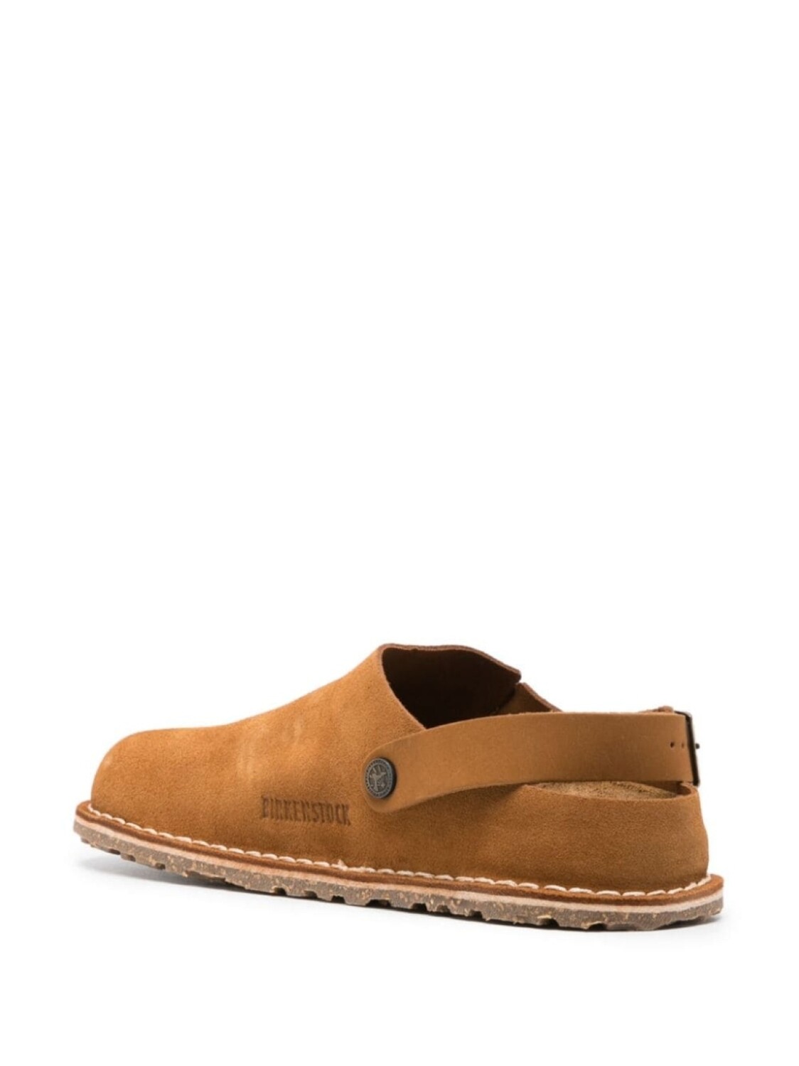 Мюли Birkenstock Lutry Premium Suede Leather узкие, коричневый — фото 3