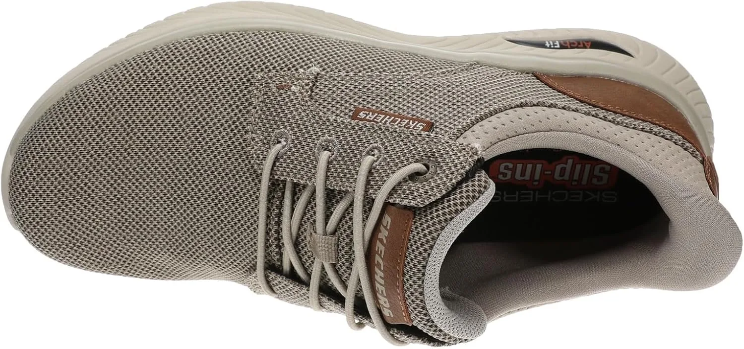 Мужские кроссовки Skechers Crosser-Ruger Arch Fit, коричневый — фото 2