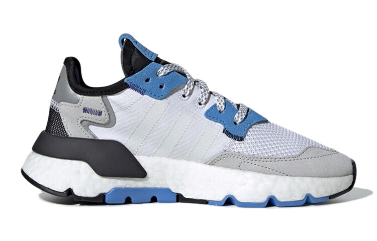 Кроссовки Nite Jogger Kids Lifestyle GS Low-top Белый/серый/синий/черный Adidas Originals — фото 2