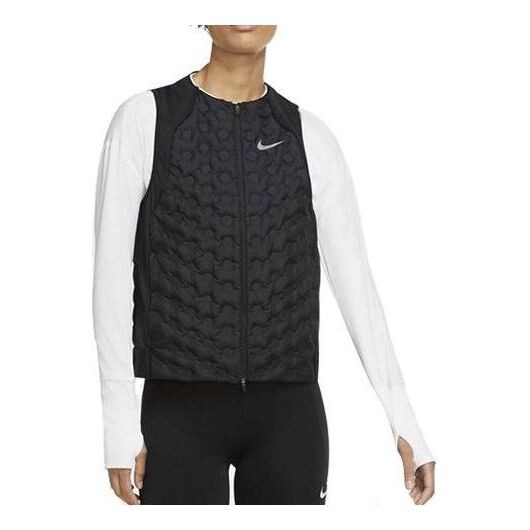 

Жилет aeroloft running vest 'black' Nike, черный