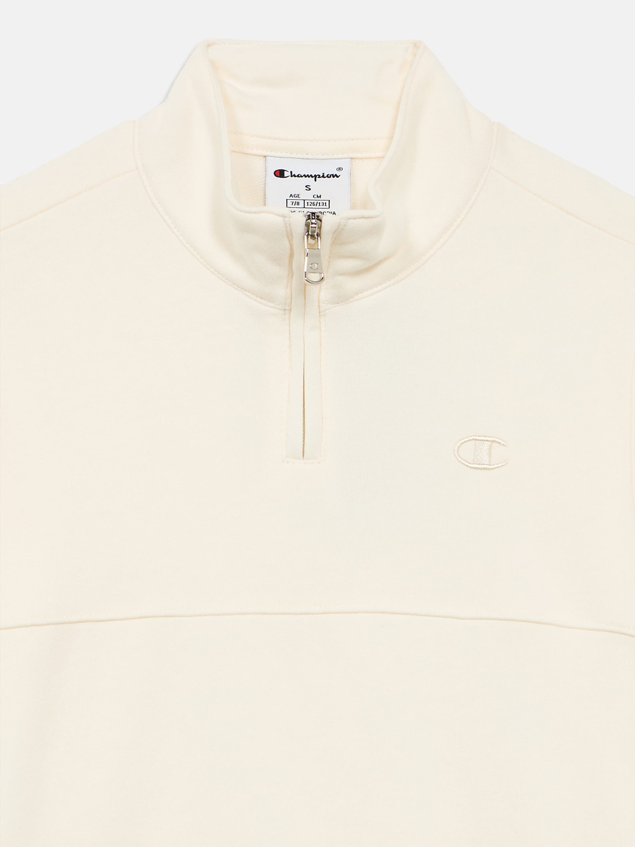 Champion Authentic Athletic Apparel Свитшот в пастельно-желтом цвете — фото 3