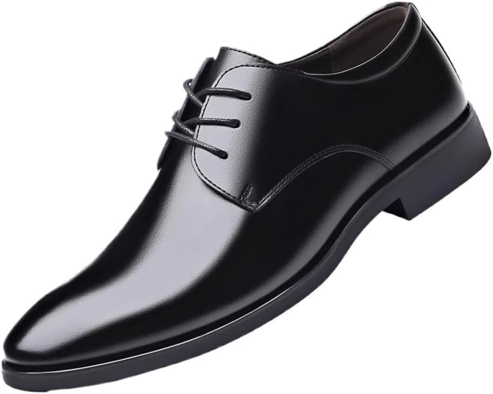 Оксфорды мужские классические casual, темные LSIGHTUS