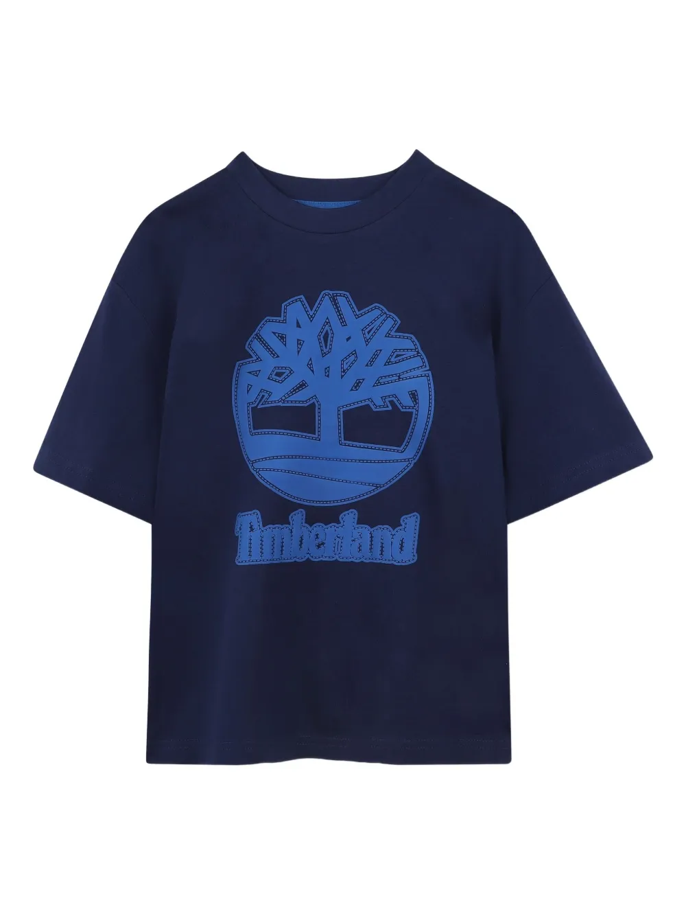 

Футболка с короткими рукавами и логотипом Timberland Kids, синий
