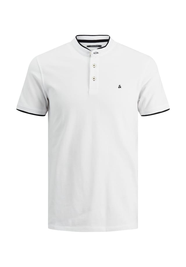 

Футболка футболка с воротником-стойкой jjepaulos mao polo Jack & Jones, белый