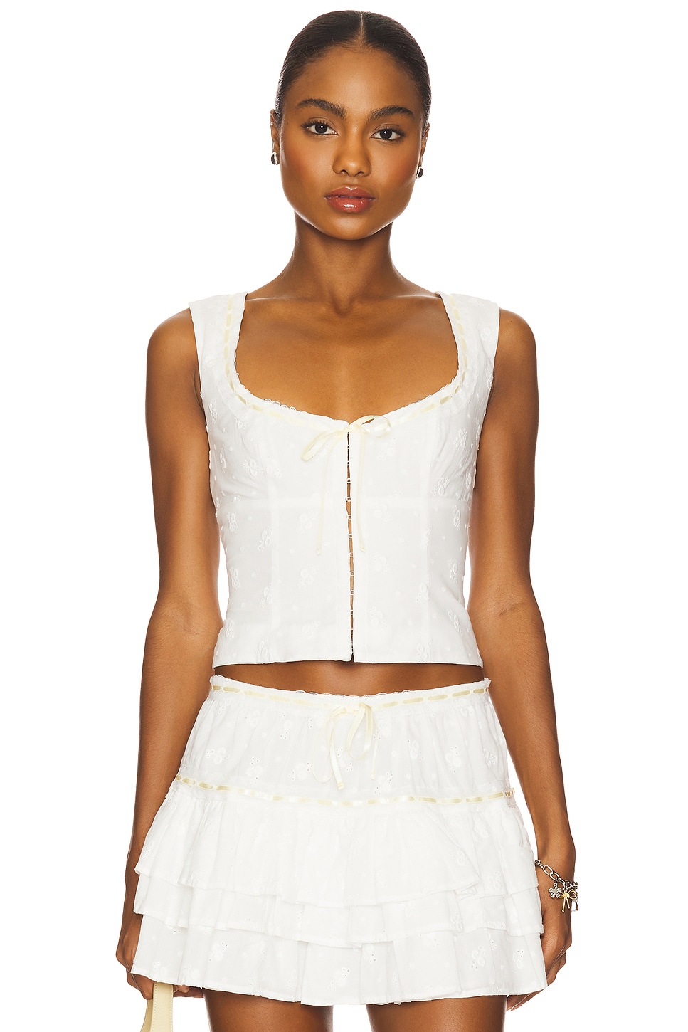 

Топ Maura Majorelle, white