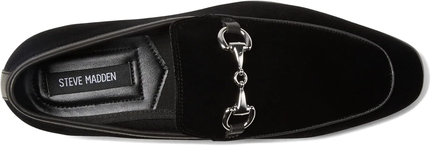 Лоферы с бархатом Steve Madden, Black Velvet — фото 3