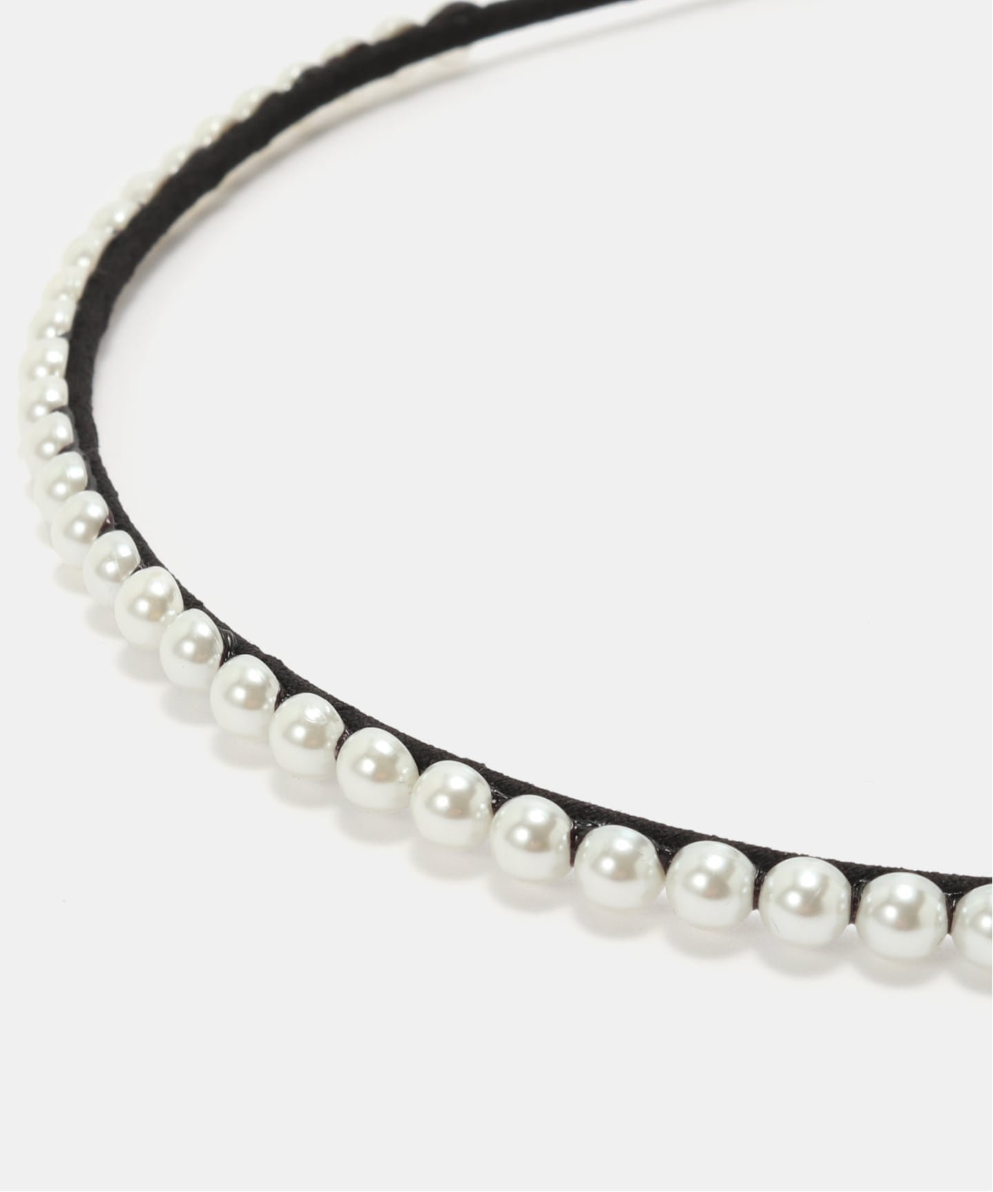 Резинка для волос SCHO/Show PEARL FW23-HB-TOUT-PRL Iena, black — фото 3