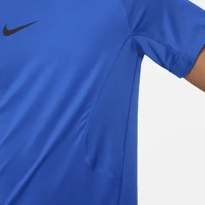 Топ Nike Pro, цвет Game Royal/Black — фото 4