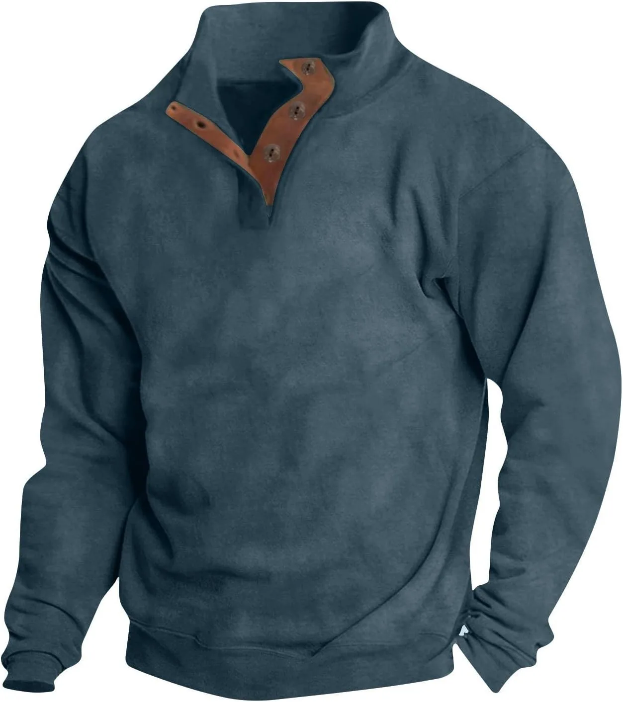 

Мужская модная толстовка Muscularfit с капюшоном и пуговицами