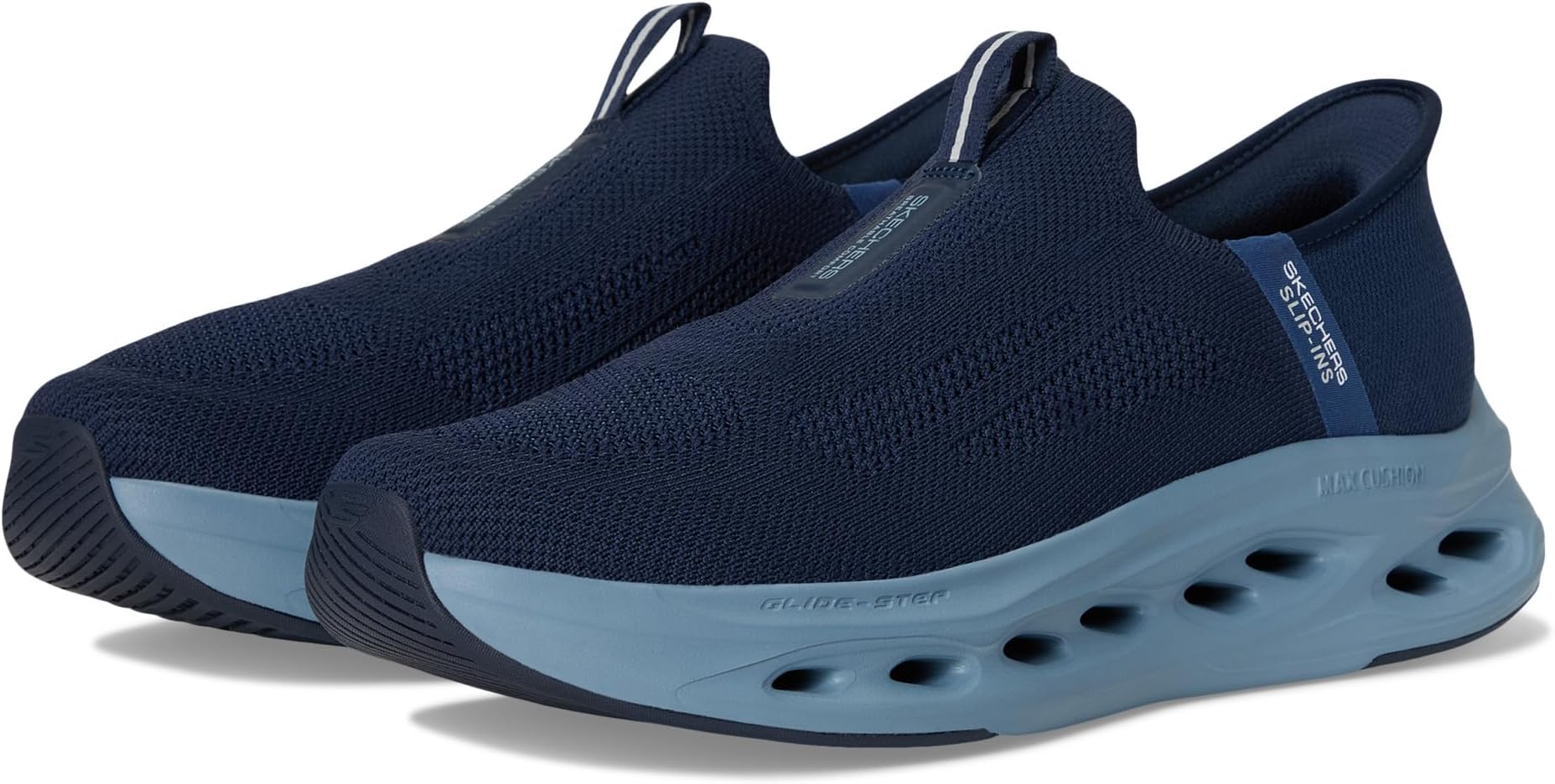 

Кроссовки SKECHERS Hands Free Slip-ins Max Cushioning Glide-step Sneaker, темно-синий