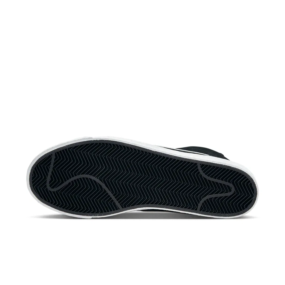 Мужские скейтбордистские кроссовки SB Zoom Blazer Mid Nike, черный — фото 2
