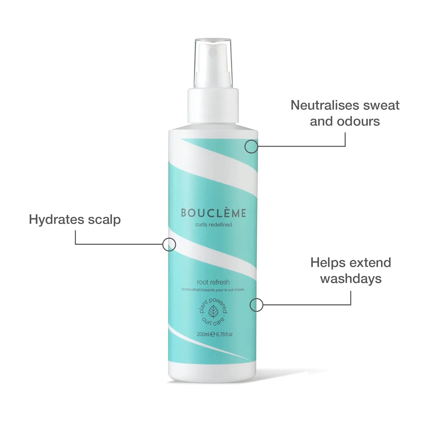 Сухой шампунь Bouclème Root Refresh для кудрявых волос 200 мл Bouclème — фото 2