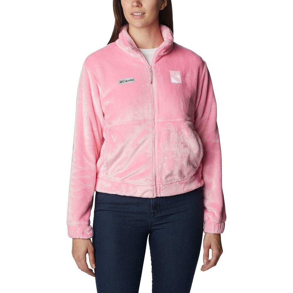 

Женская розовая куртка Columbia Rangers Fire Side с молнией во всю длину, цвет Ran Pink