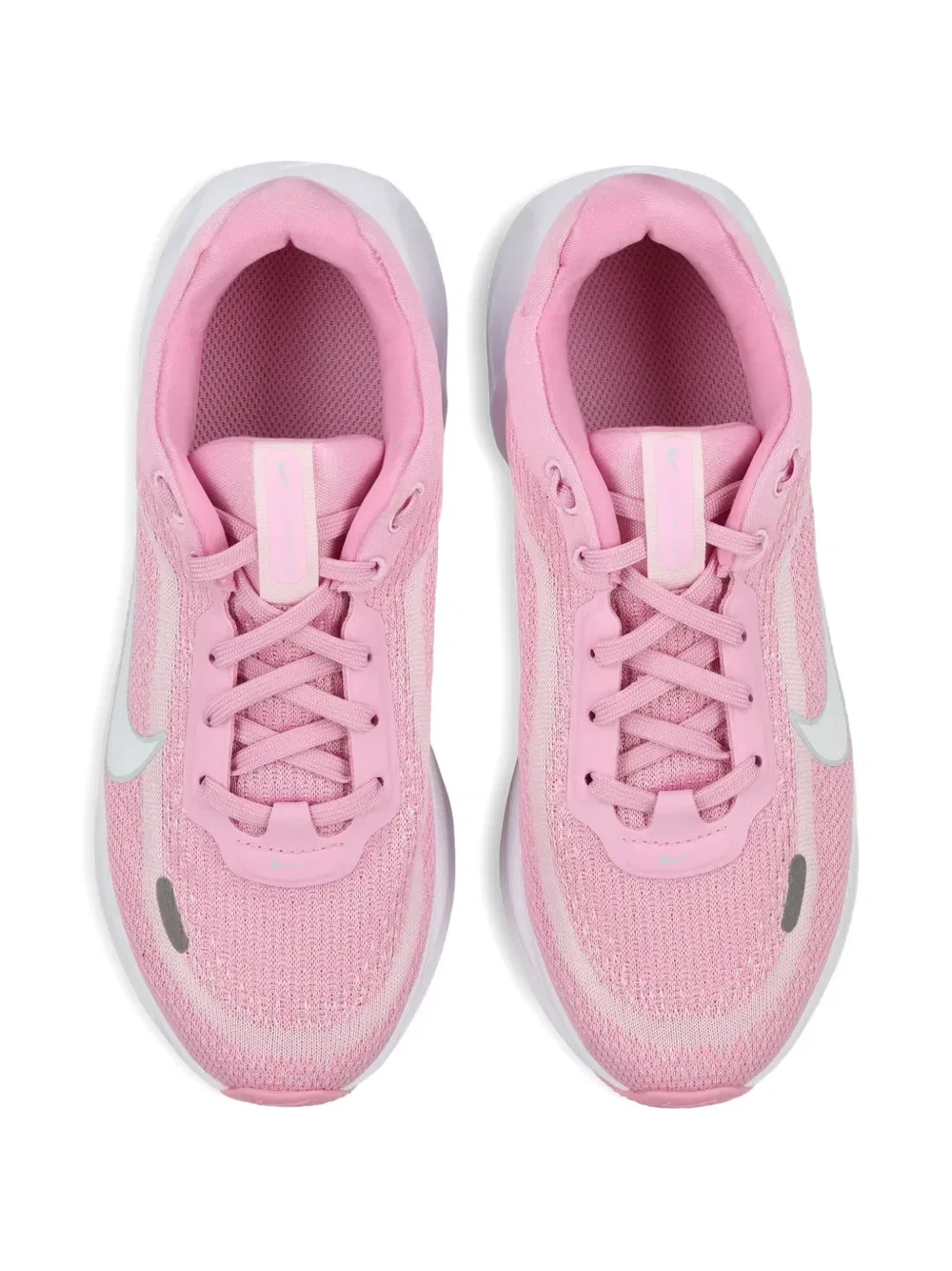 Кроссовки на шнуровке с логотипом Nike Kids, розовый — фото 4