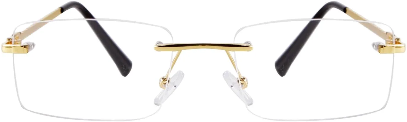 

Солнцезащитные очки JUDOO прямоугольной формы без оправы для мужчин и женщин, модные хип-хоп, дизайнерские очки в стиле Y2K, квадратные, прозрачные, Clear B