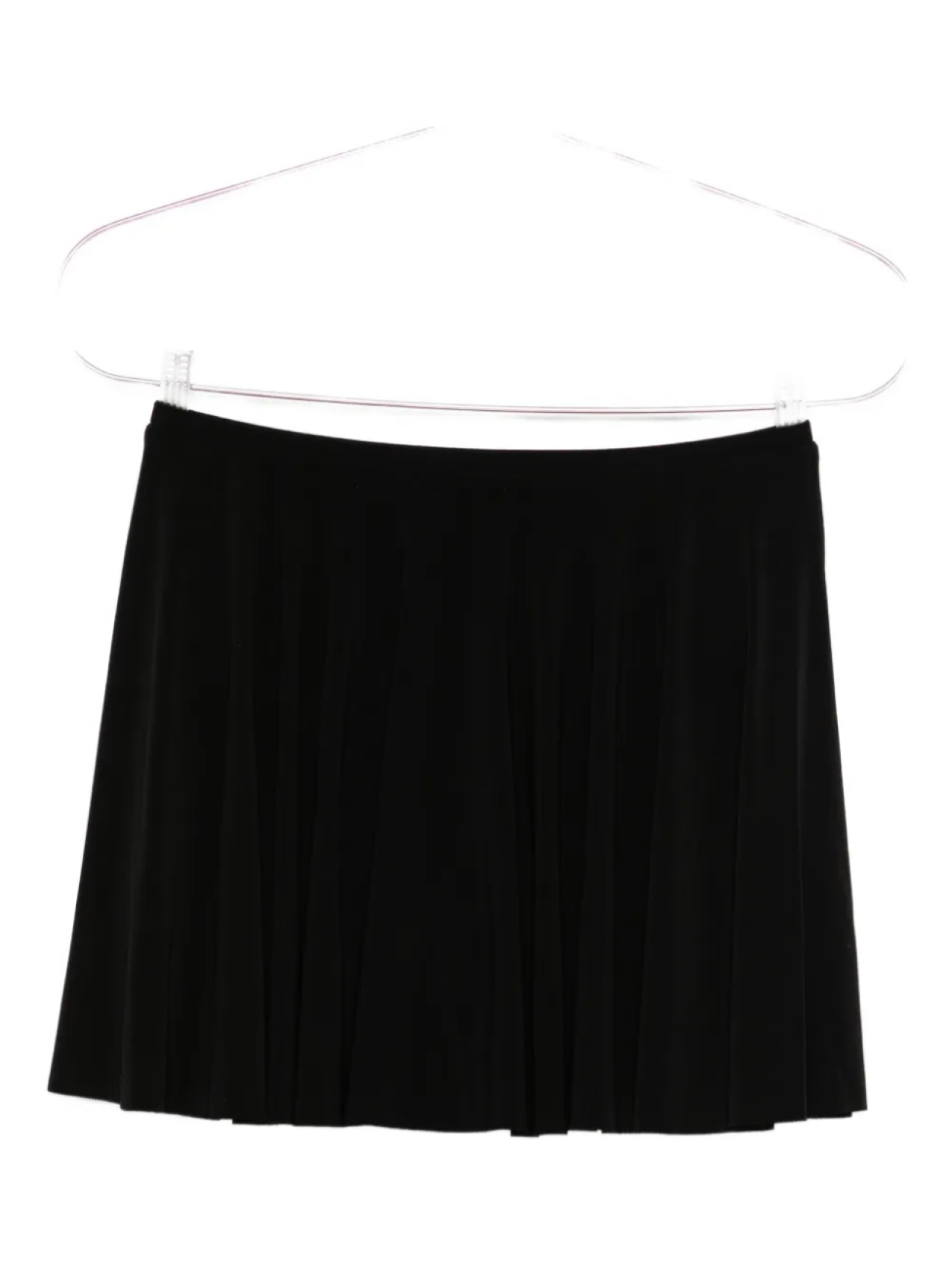 

Мини-юбка Norma Kamali в складку, черный