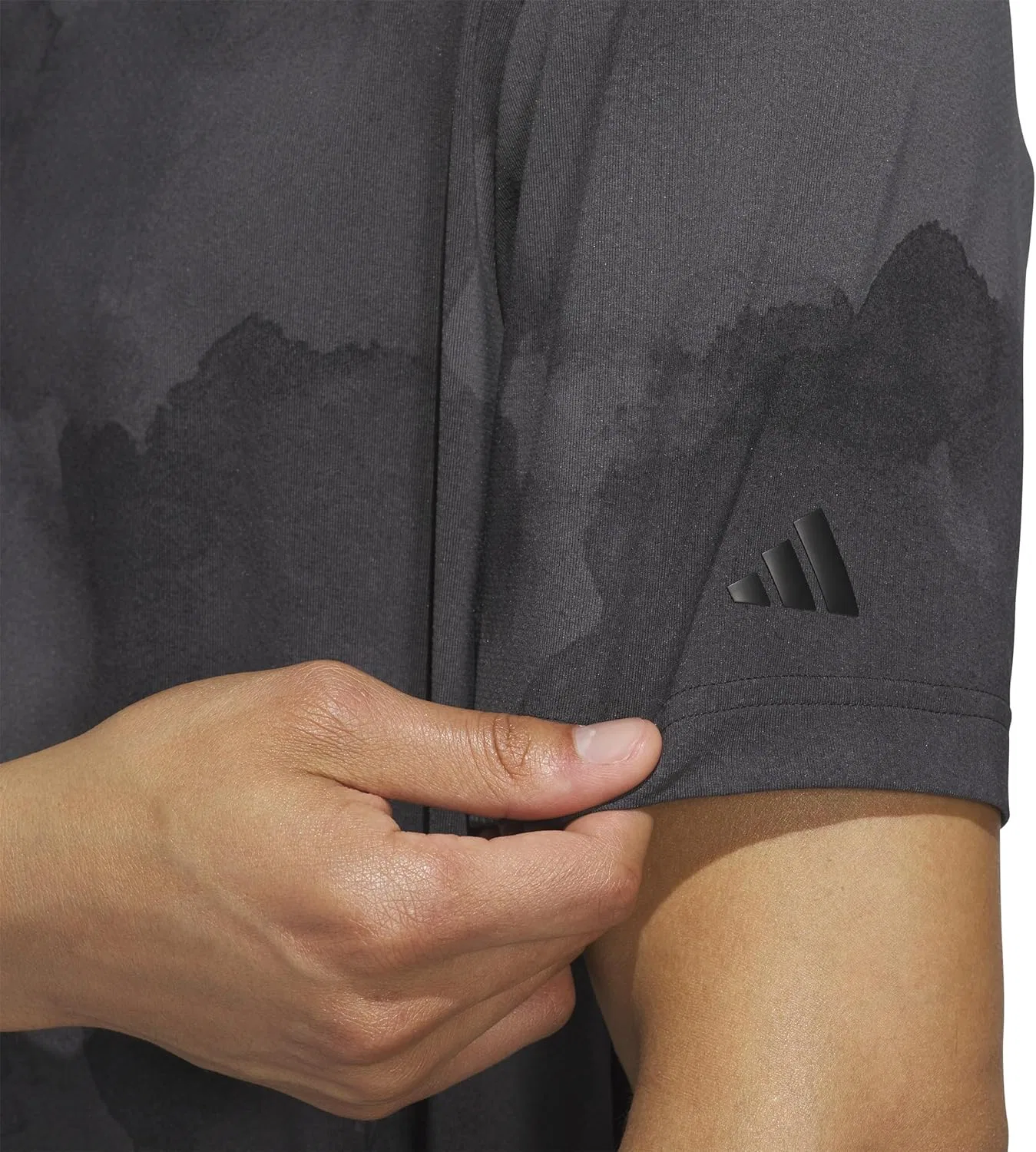Поло Active мужское, adidas, Black/Grey Five — фото 4