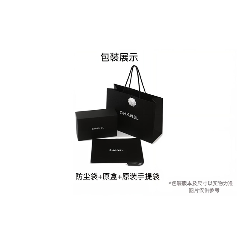 CHANEL Классический клатч из овечьей кожи с логотипом CF Миниатюрная женская сумка через плечо кроссбоди Темно-серый — фото 3