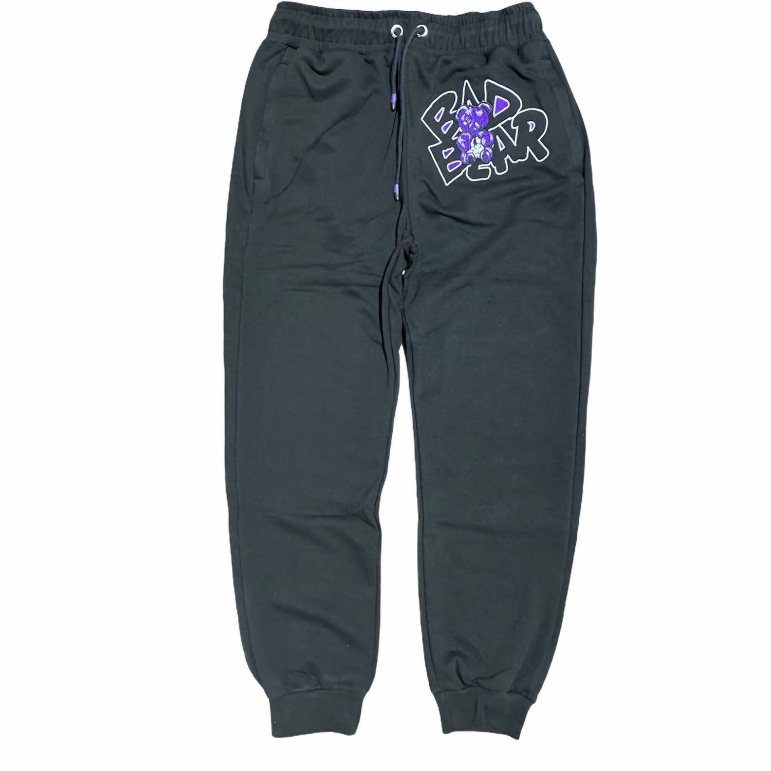 

Мужские джоггеры черного/фиолетового цвета 12S Concord Bad Bear The Original RETRO BRAND