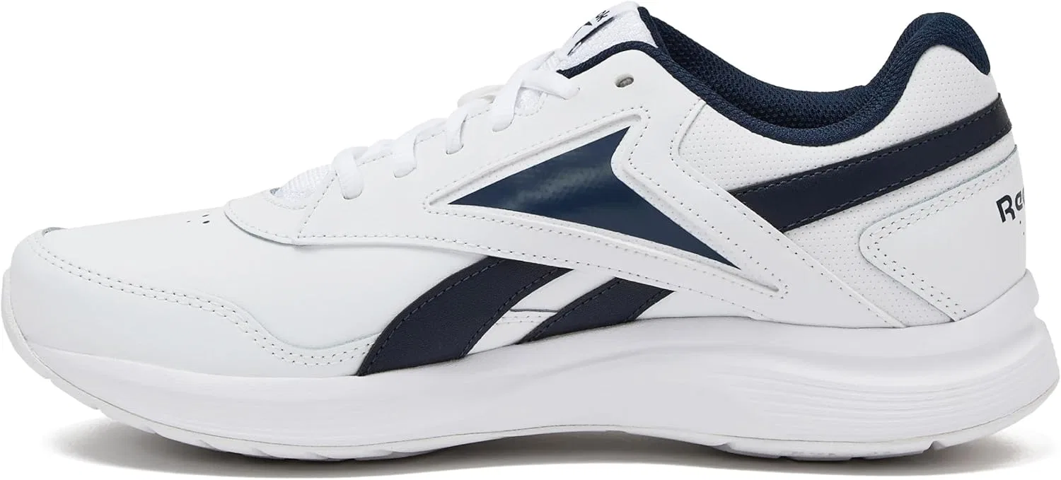 Мужские походные кроссовки Reebok Walk Ultra 7 DMX Max 4e, 2-White Collegiate Navy Collegiate Royal — фото 3