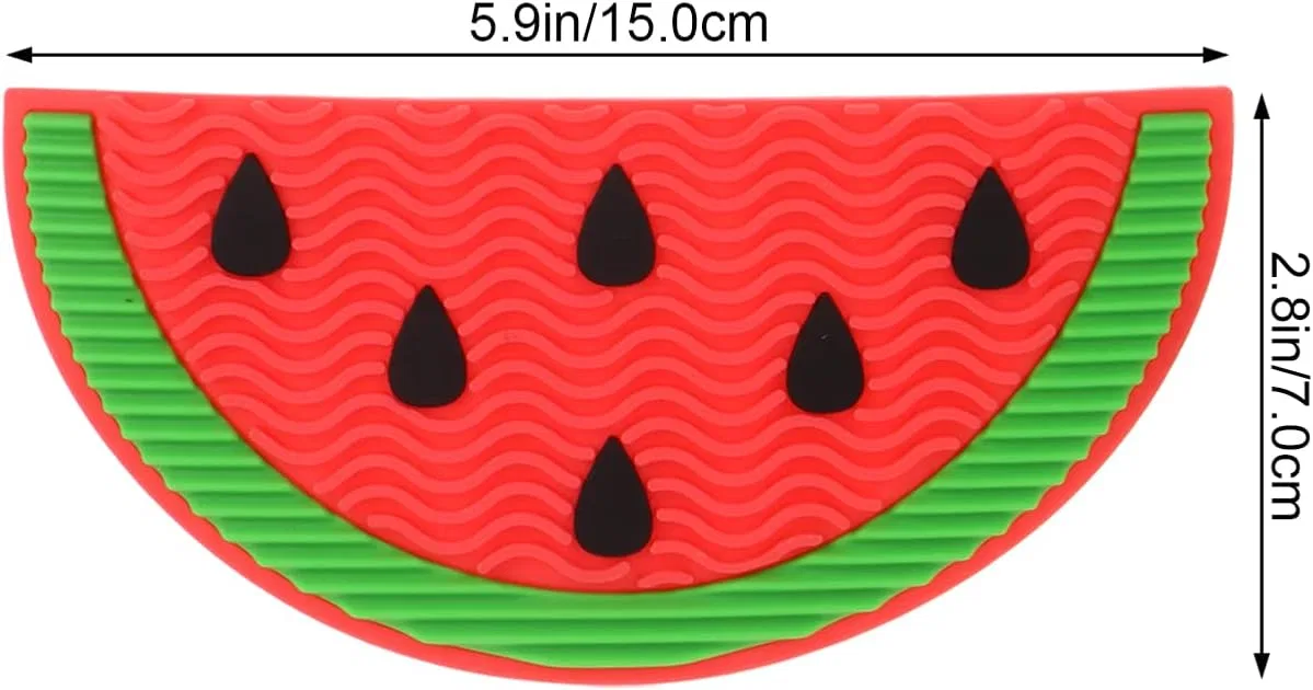 Силиконовый коврик для очистки кистей DRESSOOS, 2 шт, 15x7 см — фото 2