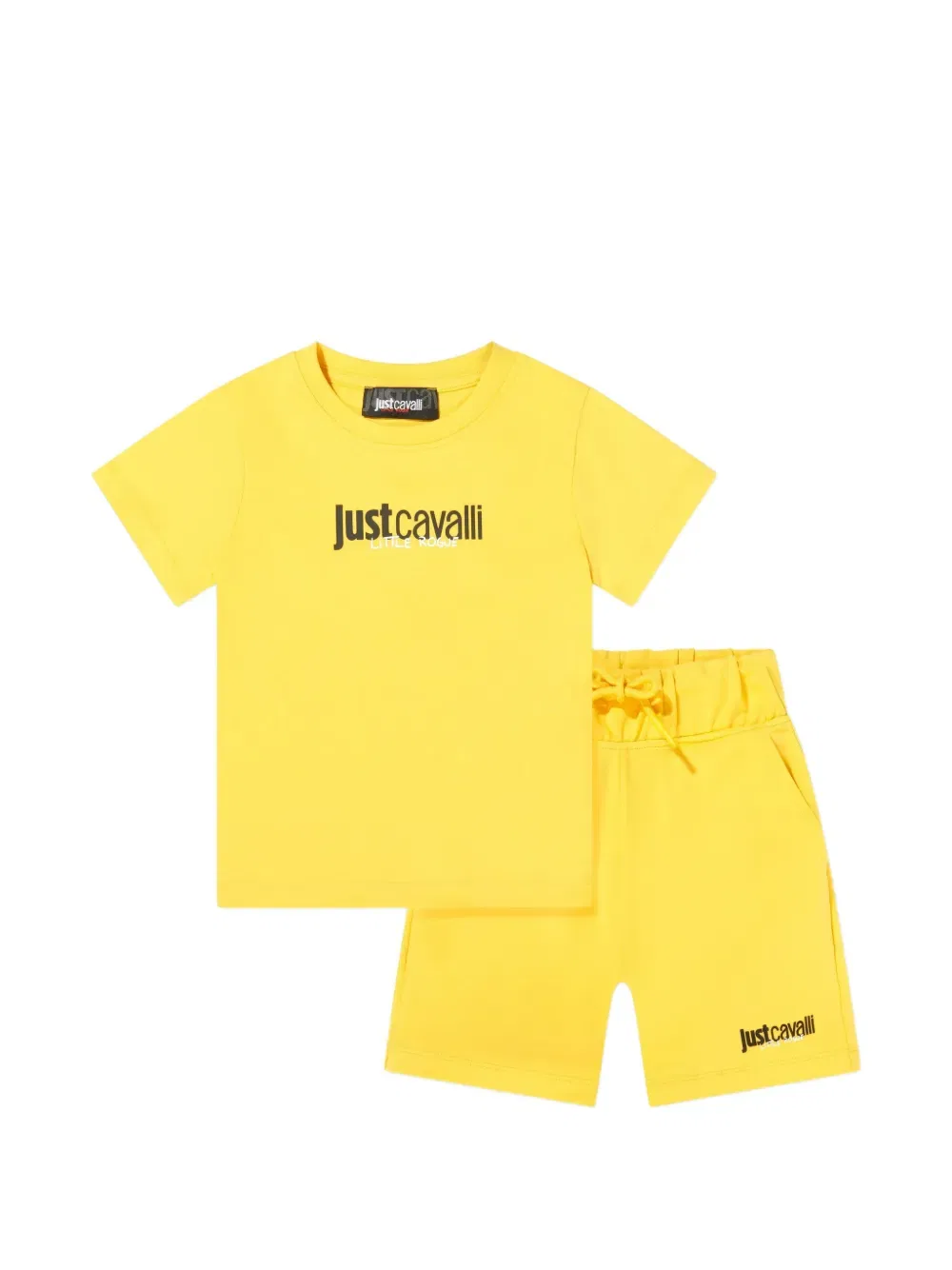 Комплект из двух шорт на завязках Just Cavalli, желтый