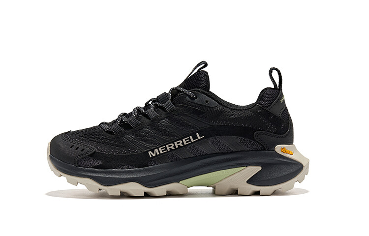 

Кроссовки для активного отдыха женские с низким верхом черного цвета Merrell