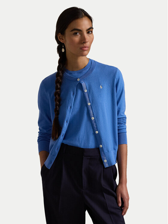 

Кардиган стандартного кроя Polo Ralph Lauren, синий