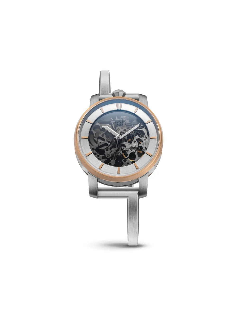 

Наручные часы Skeleton 36 мм Fob Paris, серебяный