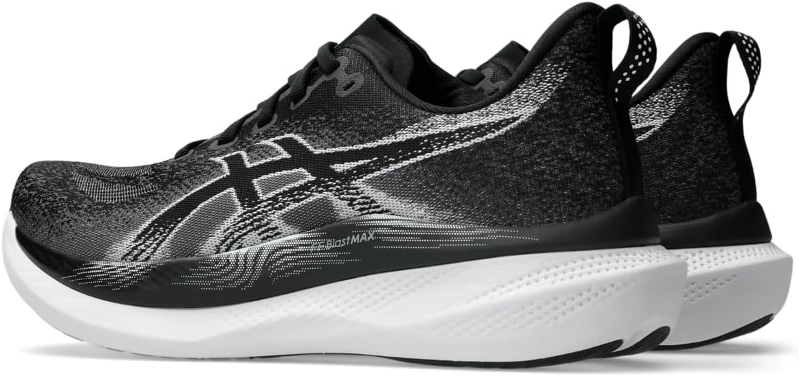 Мужские кроссовки для бега ASICS GLIDERIDE MAX 2, белый/черный — фото 3