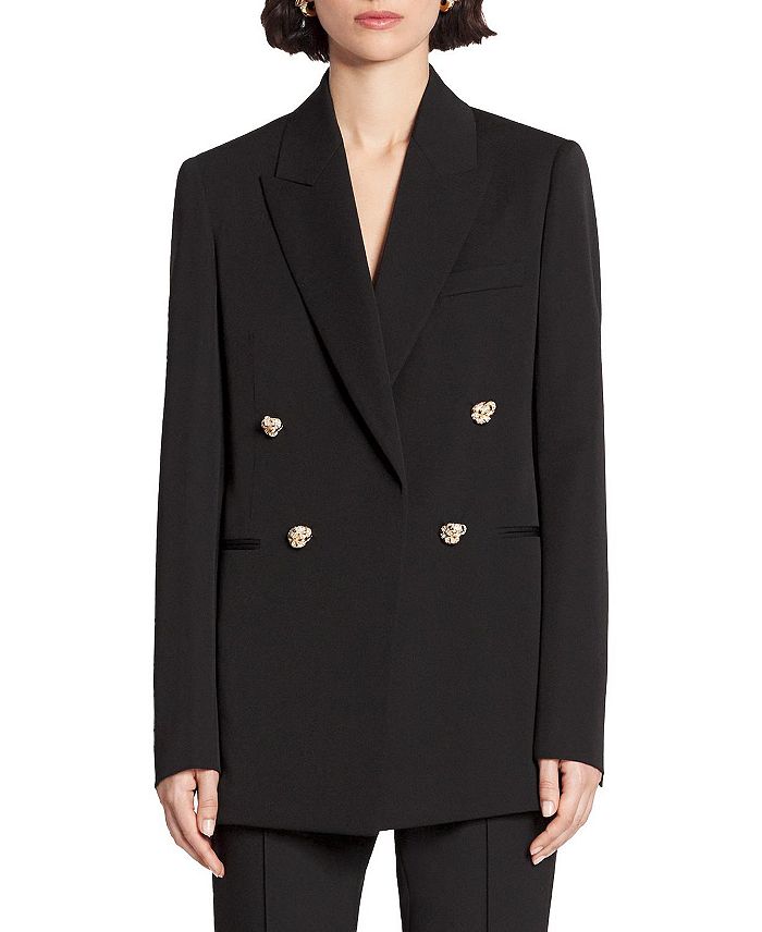 

Двубортный жакет Lanvin, черный