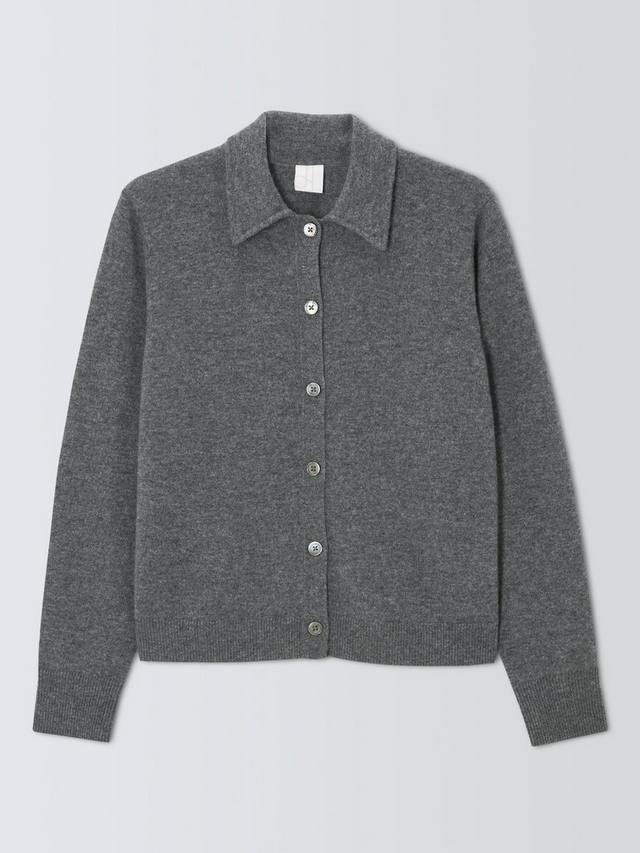 

Кардиган с кашемировым воротником John Lewis, Grey