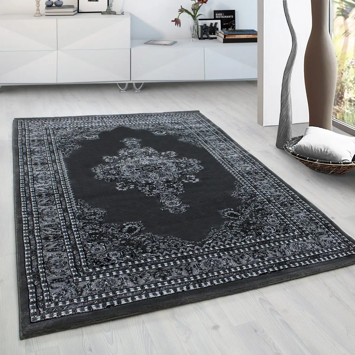 

Ayyildiz Carpets "Marrakesh 297" ковер, прямоугольный, восточный стиль, гостиная Ayyildiz Teppiche 120х170 см, серый