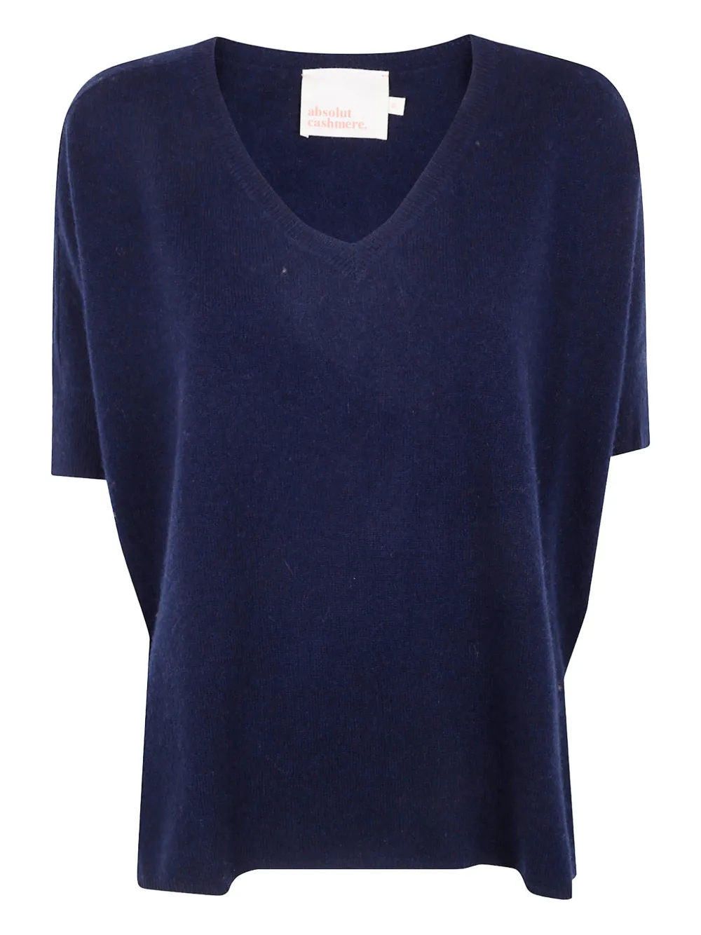 

Трикотаж с V-образным вырезом Absolut Cashmere, синий